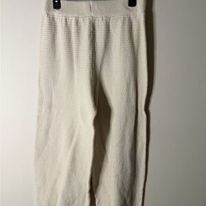 Sincerely Jules Ribbed Knit Pants in Cream